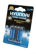 Батарейки HYUNDAI POWER ALKALINE LR03 BL4 13389Б