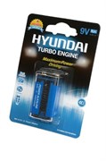Батарейки Крона HYUNDAI POWER ALKALINE 6LR61 BL1 13392Б