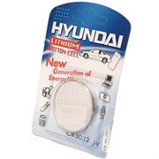 Батарейки литиевые HYUNDAI CR3032 BL1 08091Б