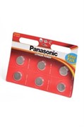 Батарейки литиевые Panasonic Lithium Power CR-2032EL/6BW CR2032 BL6 11497Б