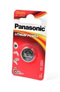 Батарейки литиевые Panasonic Lithium Power CR-2025EL/1B CR2025 BL1 12553Б