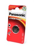 Батарейки литиевые Panasonic Lithium Power CR-2016EL/1B CR2016 BL1 12534Б