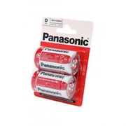 Батарейки большие Panasonic Zinc Carbon R20RZ/2BP R20 BL2 (блистер 2шт) 07646Б