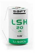 Батарейки литиевые SAFT LSH 20 CNR D с лепестковыми выводами 12256Б