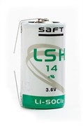 Батарейки литиевые SAFT LSH 14 CNR C с лепестковыми выводами 12254Б