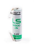 Батарейки литиевые SAFT LS 14500 CNR АА с лепестковыми выводами 12196Б