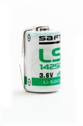 Батарейки литиевые SAFT LS 14250 CNR 1/2АА с лепестковыми выводами 12251Б