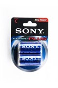 Батарейки SONY Stamina Plus AM2-B2D LR14 BL2 12167Б