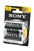 Батарейки SONY NEW ULTRA SUM-1NU-B2 R20 BL2 (блистер 2шт) 01221Б