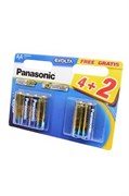Батарейки Panasonic EVOLTA LR6EGE/6BW 4+2F LR6 4+2шт BL6 13854Б