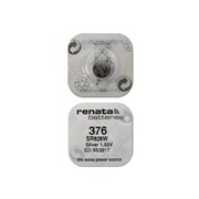Батарейки серебряно-цинковые RENATA SR626W 376, в упак 10 шт 12995Б