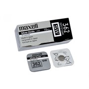 Батарейки серебряно-цинковые MAXELL SR721SW 362 (RUS), в упак 10 шт 11855Б