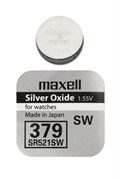 Батарейки серебряно-цинковые MAXELL SR521SW 379 01851Б