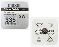Батарейки серебряно-цинковые MAXELL SR512SW 335 01852Б
