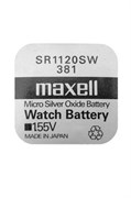 Батарейки серебряно-цинковые MAXELL SR1120SW 381 01919Б
