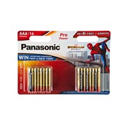 Батарейки Panasonic Pro Power LR03 10+6шт Spider-Man BL16 14675Б