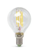 Лампа светодиодная LED-ШАР-deco 5Вт 230В Е14 4000К 450Лм прозрачная IN HOME 4690612007694