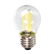Лампа светодиодная LED-ШАР-deco 5Вт 230В Е27 4000К 450Лм прозрачная IN HOME 4690612007717