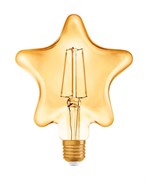 Лампа Vintage 1906 LED CL STAR     FIL GOLD 40  4,5W/824 E27 165x125мм - звезда OSRAM 4058075092075