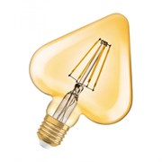 Лампа Vintage 1906 LED CL HEART  FIL GOLD 40  4,5W/824 E27 165x125мм - сердце OSRAM 4058075092099