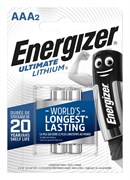 Батарейки ENERGIZER Ultimate Lithium FR03/L92/ААА BL2 (блистер 2шт) 7638900262629-1