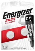 Батарейки литиевые ENERGIZER Lithium CR2025 BL2 - (блистер 2шт) 7638900248333