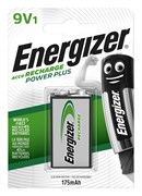Аккумуляторная батарейка Крона ENERGIZER Power Plus NH22 / 9V 175mAh BL1 - (блистер 1шт) 7638900138771