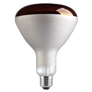 Лампа FL-IR R125 250W RED E27 230V красное стекло (инфракрасная  ) 609847
