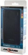 Внешний аккумулятор ANSMANN 1700-0068 Powerbank 20800мАч в комплекте с шнуром USB-microUSB BL1 14879Б