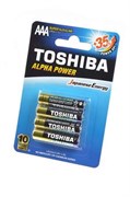 Батарейки TOSHIBA ALPHA POWER LR03GCH BP-4 SS ААА BL4 (блистер 4шт) 16702Б