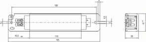 L 80.397  230V/50HZ  Vossloh Schwabe - дроссель 554446.88