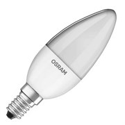 Лампочка светодиодная Е14 OSRAM LED Star, 470лм, 5Вт, 4000К, нейтральный белый свет, E14, Свеча, матовая 4058075056886