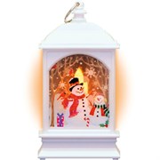Фонарь "  новогодний светодиодный ""Снеговик"" Gauss серия Holiday, 0,1W, тёплый свет, белый, батарейки в" HL030