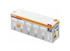 Лампочка светодиодная Е14 OSRAM LED Value R, 560лм, 7Вт, 6500К (холодный белый свет), упаковка 5 шт 4058075583993