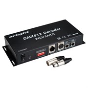 Декодер DMX-24CH-5A (12-24V,1440-2880W) (arlight, IP20 Металл, 1 год) 020601