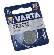 Батарейки литиевые VARTA ELECTRONICS CR2016 BL1 (блистер 1шт) 4008496276639