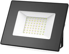 Прожектор Gauss Elementary 50W 4500lm 6500К 200-240V IP65 PROMO черный LED 1/10 613100350P