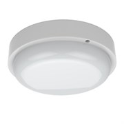 Светильник ЖКХ Gauss ECO круг 15W 1100lm 4000K 160-260V IP65 D160*53мм белый 1/40 126418215