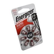 Батарейки для слуховых аппаратов ENERGIZER Hearing Air ZA 312 BL8 (блистер 8шт) 7638900425741