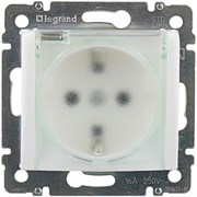 L774220 Розетка 2К+З IP44 шт БЕЛ VLN 774220 LG