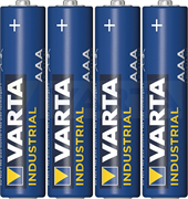 Батарейки VARTA Industrial ААА (блистер плёнка 4шт) 4008496356737