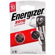 Батарейки литиевые ENERGIZER Lithium CR2016 BL2 - (блистер 2шт) 7638900248340