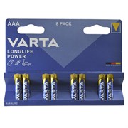 Батарейки VARTA LONGLIFE POWER LR03/ААА (блистер 8шт) 4008496559787
