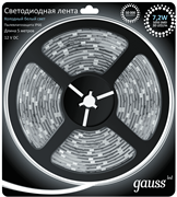 Лента LED 5050/30-SMD 7.2W  12V DC холодный белый IP66 (блистер 5м) 311000307