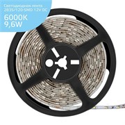 Лента Gauss LED Elementary 2835/120-SMD 9.6W 12V DC холодный белый IP66 (ZIP bag 5m) 356000310