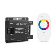 Контроллер для RGB 288W 24А с сенсорным пультом управления цветом (белый) 201013288