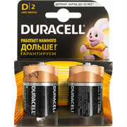 Батарейки Duracell Basic LR20/D BL2 (блистер 2шт) 5000394052512