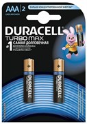 Батарейки Duracell Turbo Max LR03 ААА мизинчиковые BL2 (блистер 2шт) 81546774