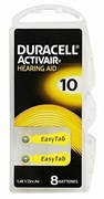 Батарейки для слуховых аппаратов DURACELL HEARING AID 10 1.45V (упак 6 шт) 5005478