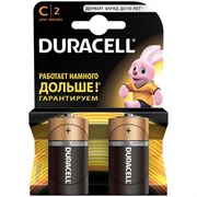 Батарейки средние Duracell Basic LR14 С BL2 (блистер 2шт) 5000394052529